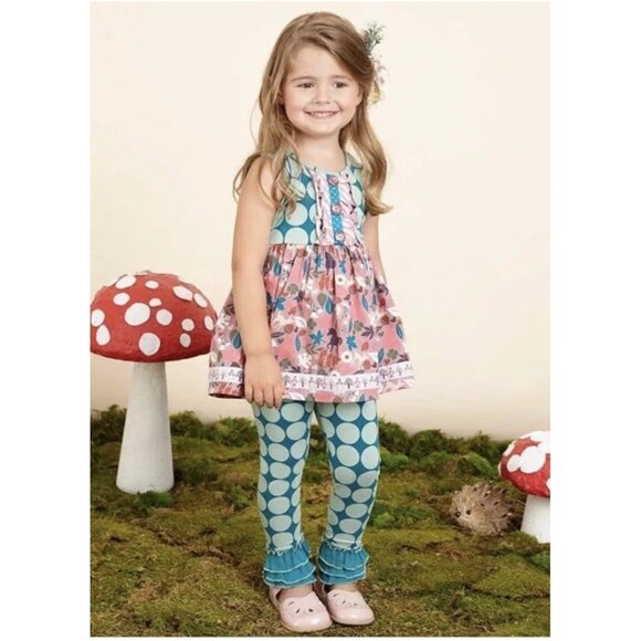 SIZE 12 Matilda Jane Always Be a Unicorn Sara Top Autumn Fall Leaves Dress - Picture 1 of 8